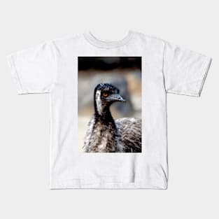 Emu Portrait Kids T-Shirt